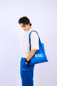 Mon/Blu Tote Bag