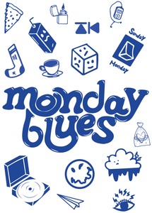 Monday Blues Stickers